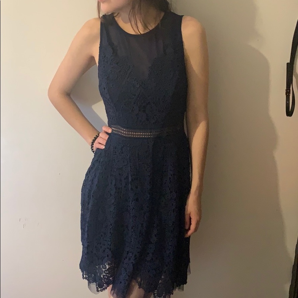Blue dress